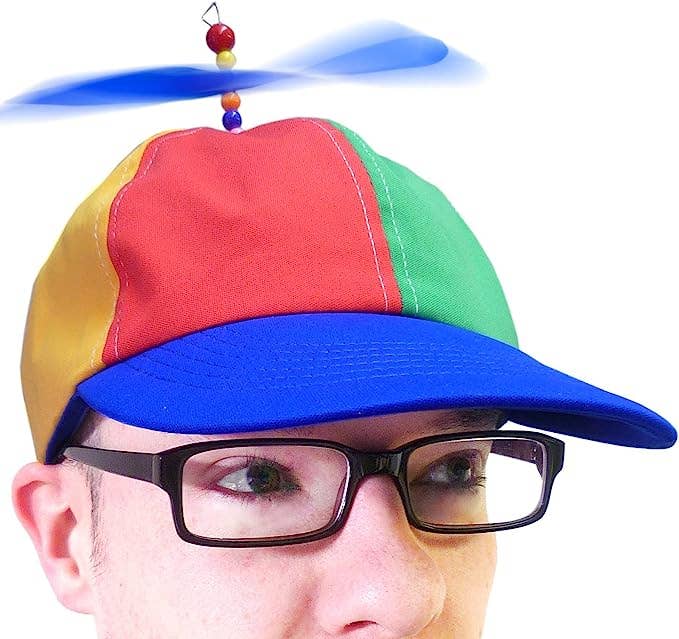 Boxer Gifts EU - Vendita all'ingrosso Costume di carnevale - Uomo - Helicap - Cappuccio/cappello a elica per travestimento originale3