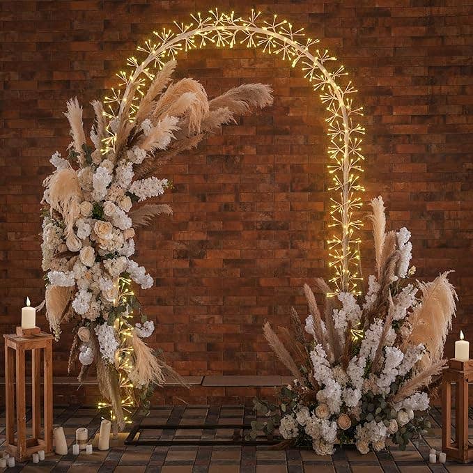 LIGHTSHARE - Wholesale Outdoor Ornament/Decor - Lighted Garden Arbors Bridal Wedding Arch Backdrop Stand Out0