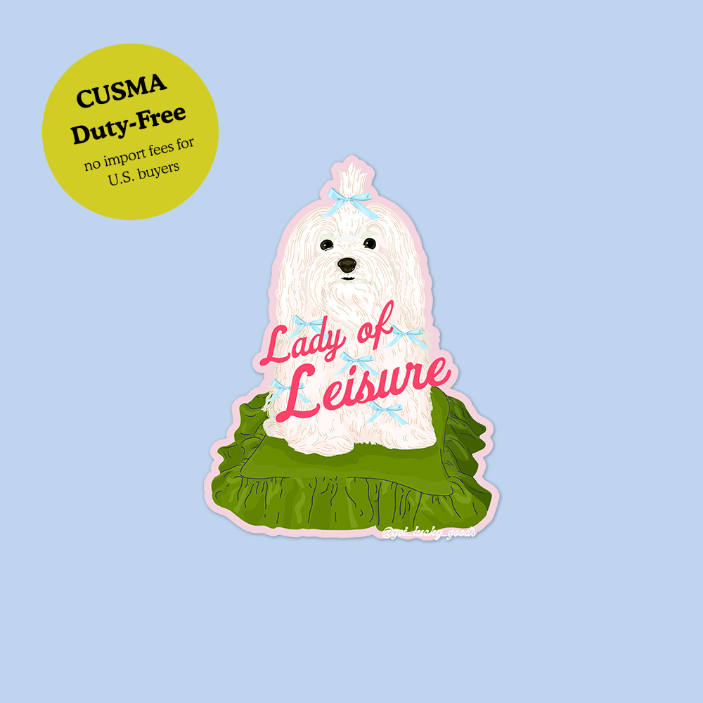 Lucky Goods Paper - Wholesale Phone & Laptop Stickers - Lady Of Leisure – Matte Vinyl Sticker0