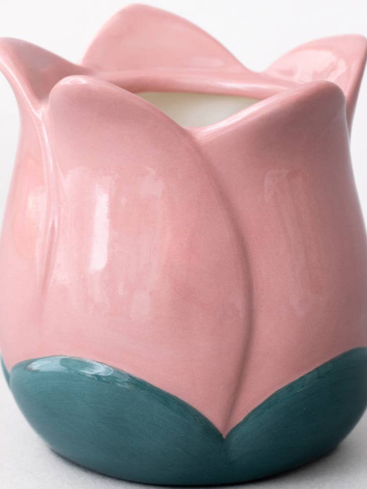 Portamatite in ceramica, Tulipano (Rosa) per la vendita all'ingrosso da parte di Ban.do