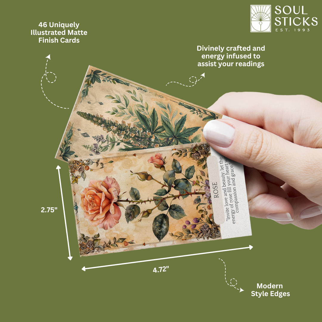 Designs by Deekay Inc. - Vendita all'ingrosso Tarocchi - Mazze di Carte Oracolo Magici 'Herbal Whispers'3