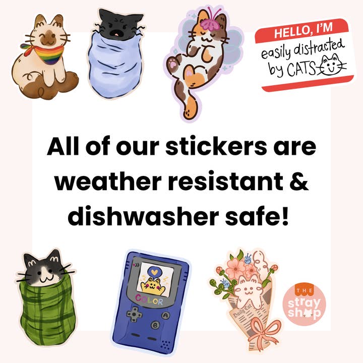 The Stray Shop - Wholesale Sticker - Tabby Fairy Sticker3