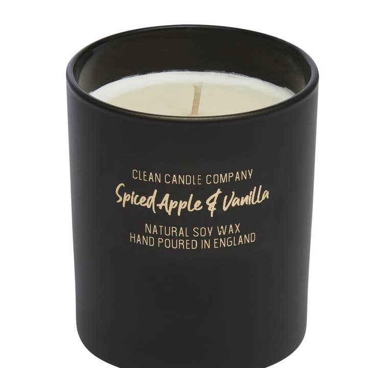 Gewürzte Apfel- und Vanille-Sojawachskerze für den Großhandel von The Clean Candle Company
