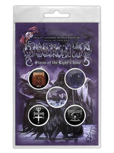 Dissection Button set (pack of 5) for wholesale by Scorpio Posters