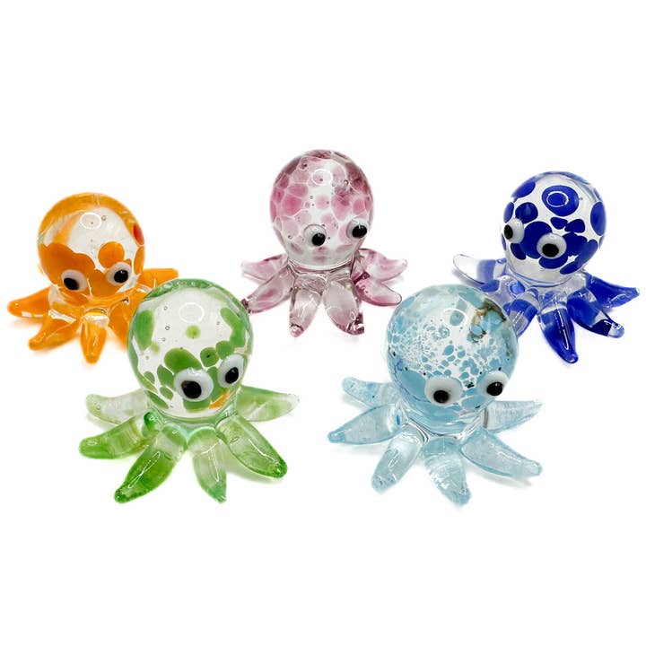 Gifts Amazing! - Wholesale Decorative Figurine - Glass Octopus - Mini1