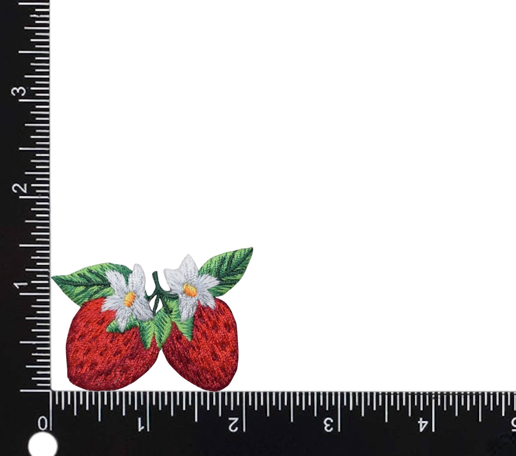 Wholesale Applique - Venta al por mayor Parches - Doble Fresa, Dos Fresas, Fruta, Parche Termoadhesivo1