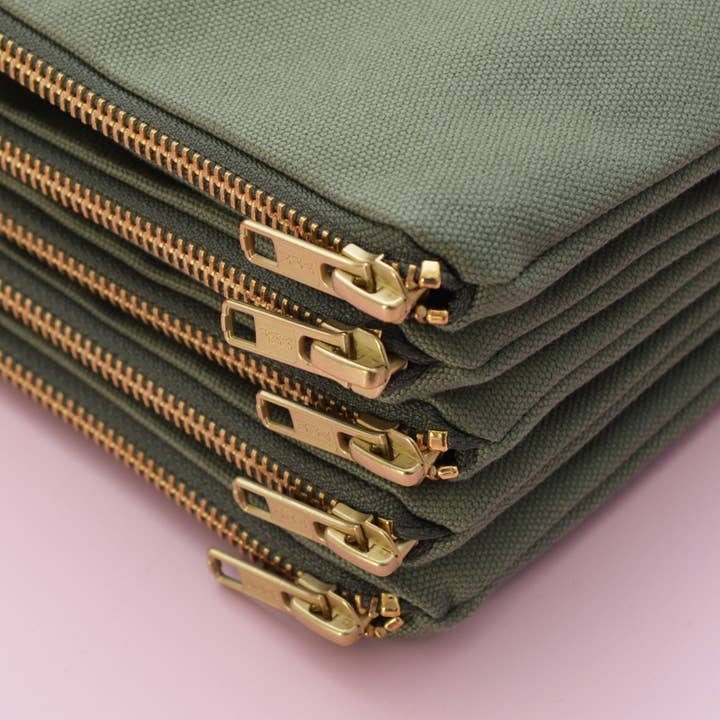 Alphabet Bags – wholesale Pouch – Unisex – Emergency Snacks - Olive Green Pouch4