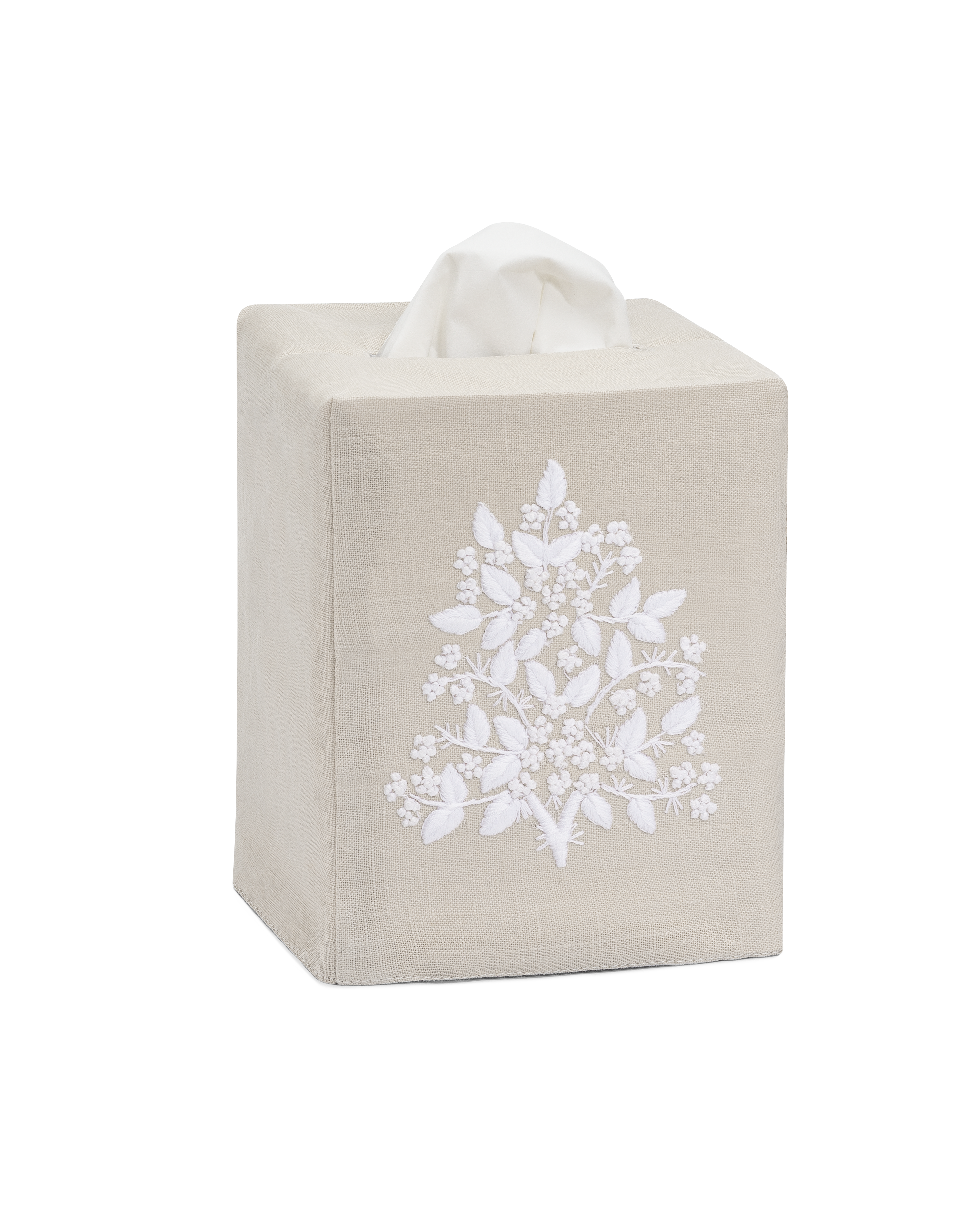 Henry Handwork – wholesale Näsdukslåda – Jardin linne vävnad låda omslag4