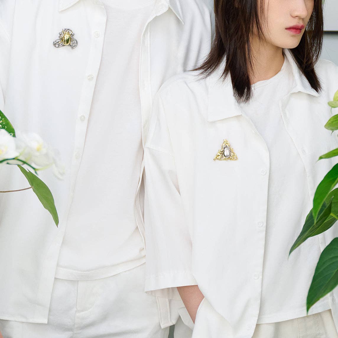 Vermilion Collection - Wholesale Lapel Pin/Button - daparo 3D Copper Pins "Jewel Scarabs"8