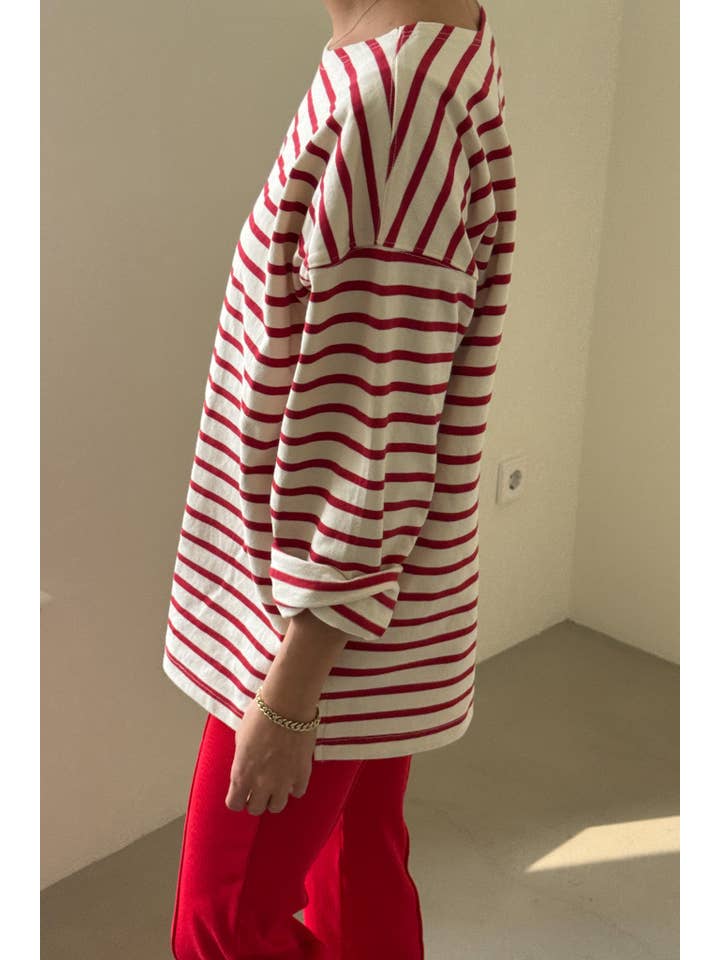 Le Bon Shoppe - Wholesale Tunic - Women's - Marseille Boat Neck Top (2XS/S - 2M/L)