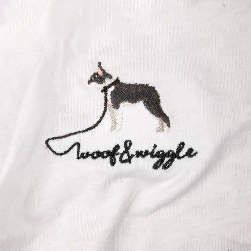 woof & wiggle - Venta al por mayor Camiseta - Unisex - Camiseta unisex con diseño de perro wish stick7