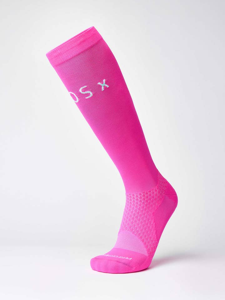 Calze a Compressione ad Alte Prestazioni BIOSx Elite - Rosa Neon per la vendita all'ingrosso da parte di BIOSx