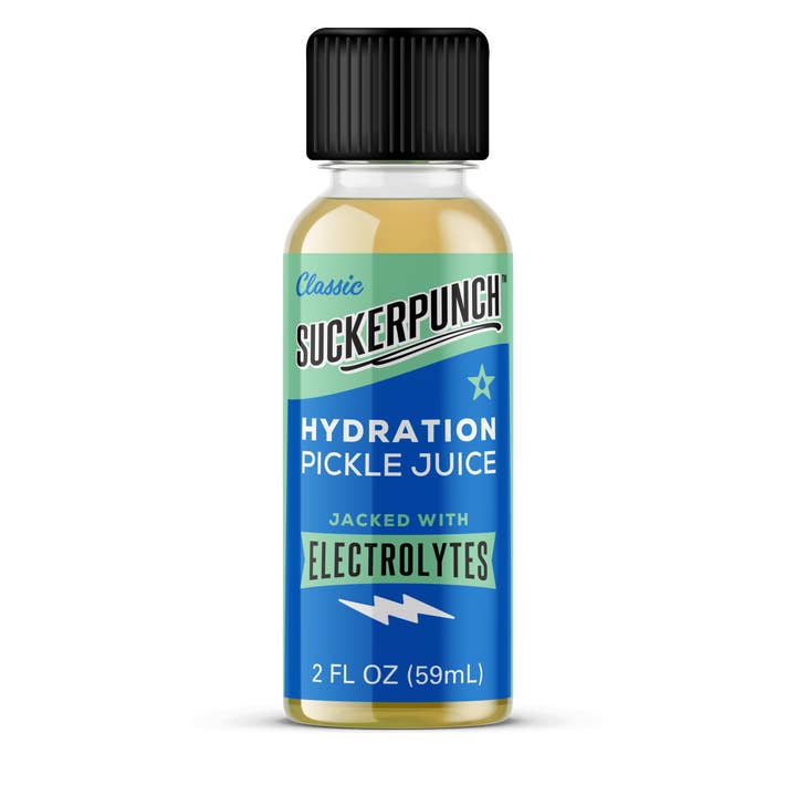 SuckerPunch Pickles - Wholesale Wellness Juice/Tonic - 2oz Dill Pickle Juice Electrolyte Shot - 12x