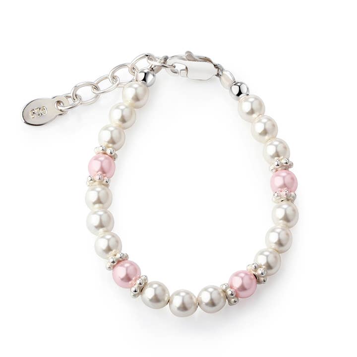 Cherished Moments – Engroshandel Perlearmbånd – Børn – Piger sterling sølv perle baby armbånd eller børn smykker
