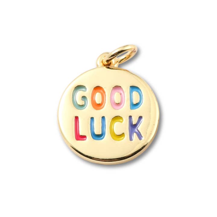 Good Luck Gold Charm for wholesale by Love, Paige Designs