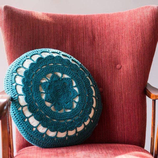 Cojín de Ganchillo de Algodón Orgánico para venta al por mayor de EKA