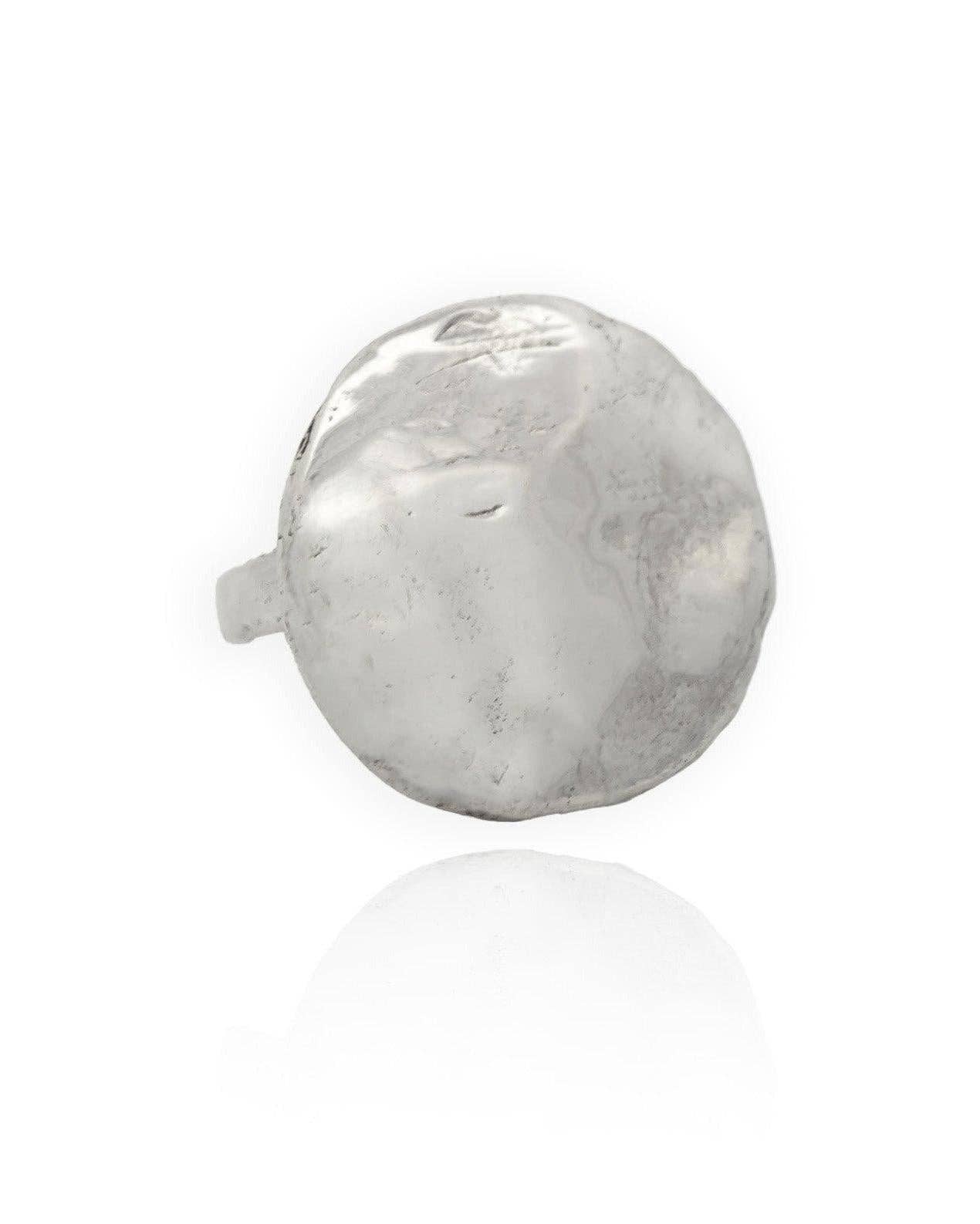 Dea Dia – wholesale Cocktail/Statement Ring – Silver Lunar Månring2