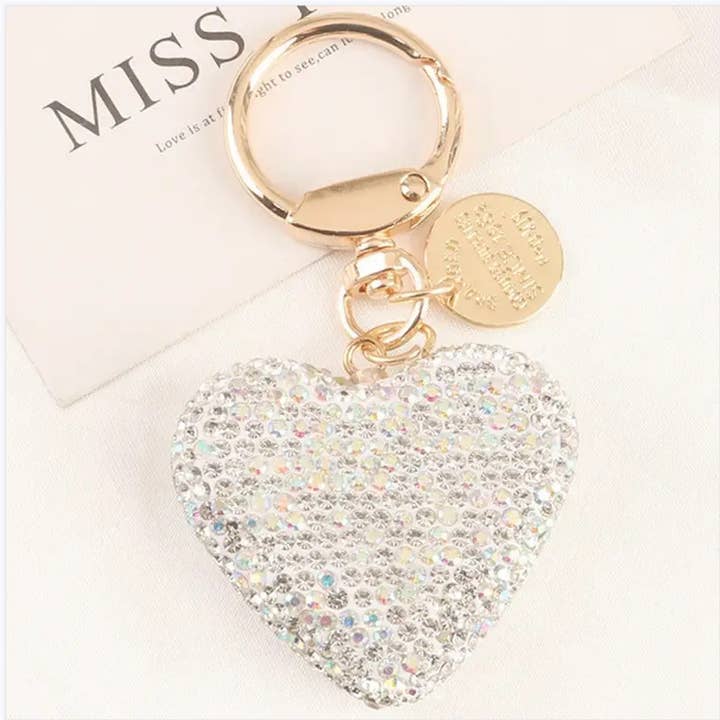 Little Trendy - Wholesale Keychain - Women's - Love heart diamond keychain gift for girlfriend&mother2