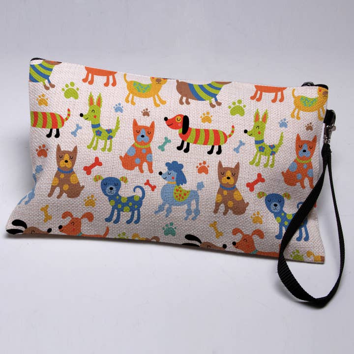 Whimsical Dog Pouch for wholesale by Liane Fried Studio