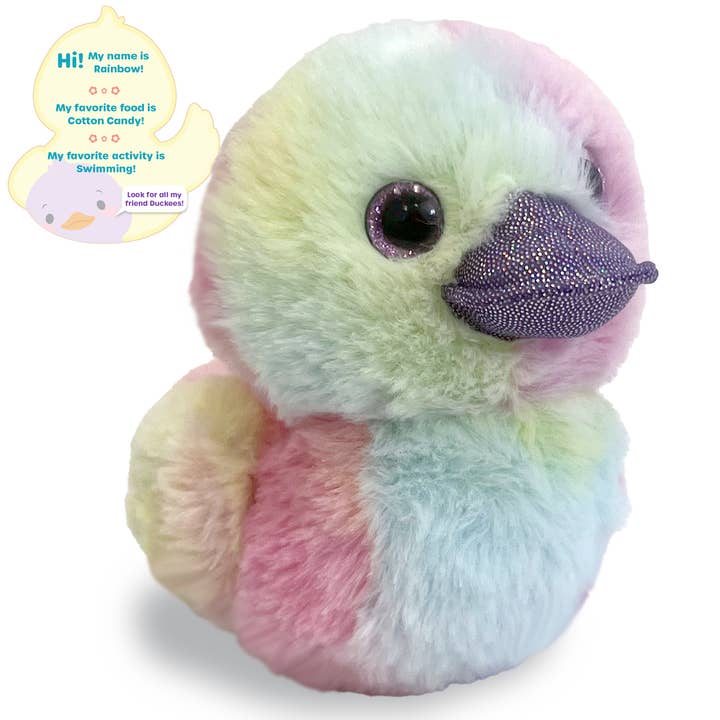 World's Softest Plush - 7" Rainbow Plush Duckee Duck and other Purchase Wholesale plush duck. Free Returns & Net 60 Terms on Faire trending on Faire.