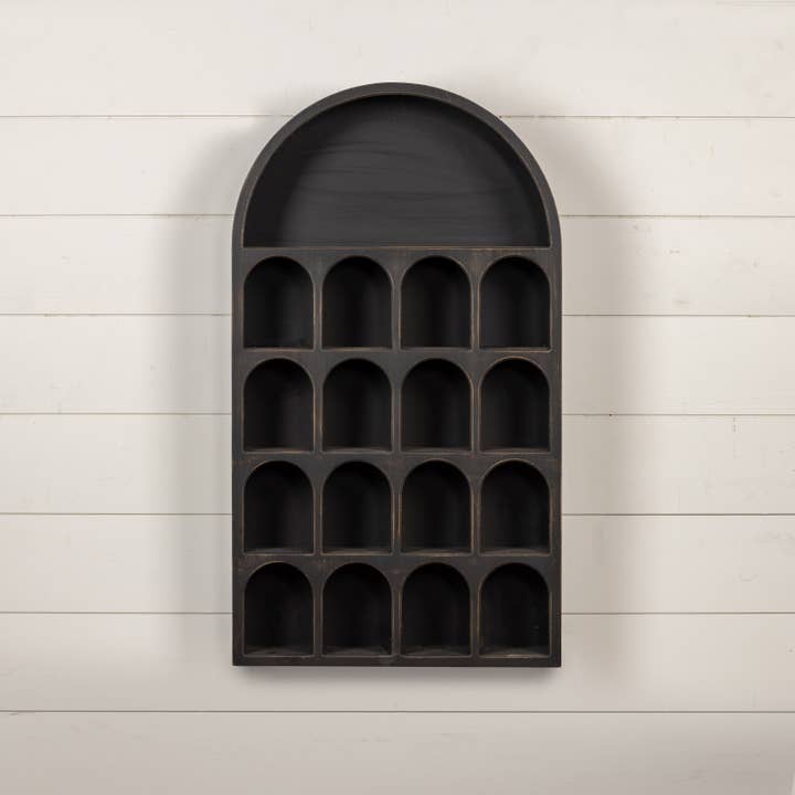 Ragon House – Engroshandel Væghylde – 38" SORT BUET CUBBY HYLDE1