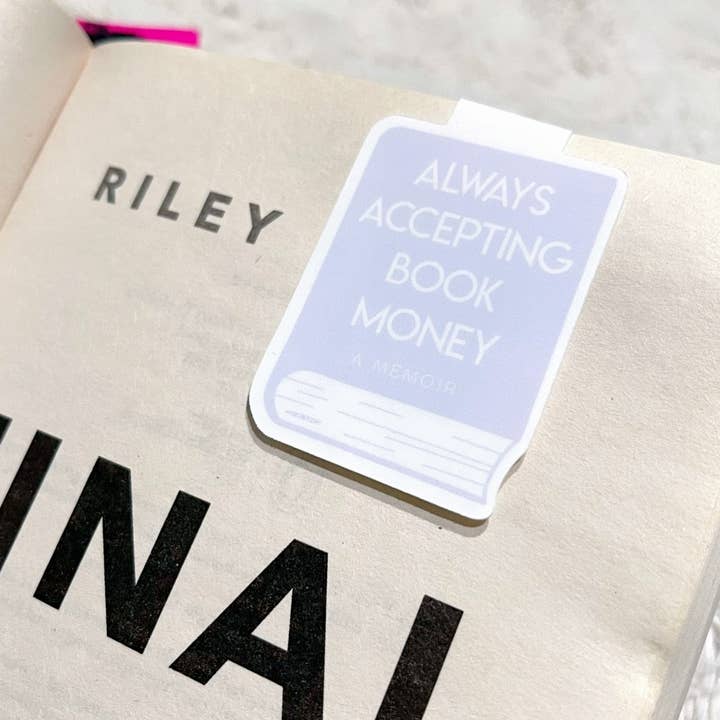 My Secret Copy - Wholesale Bookmark - Always Accepting Book Money Magnetic Bookmark