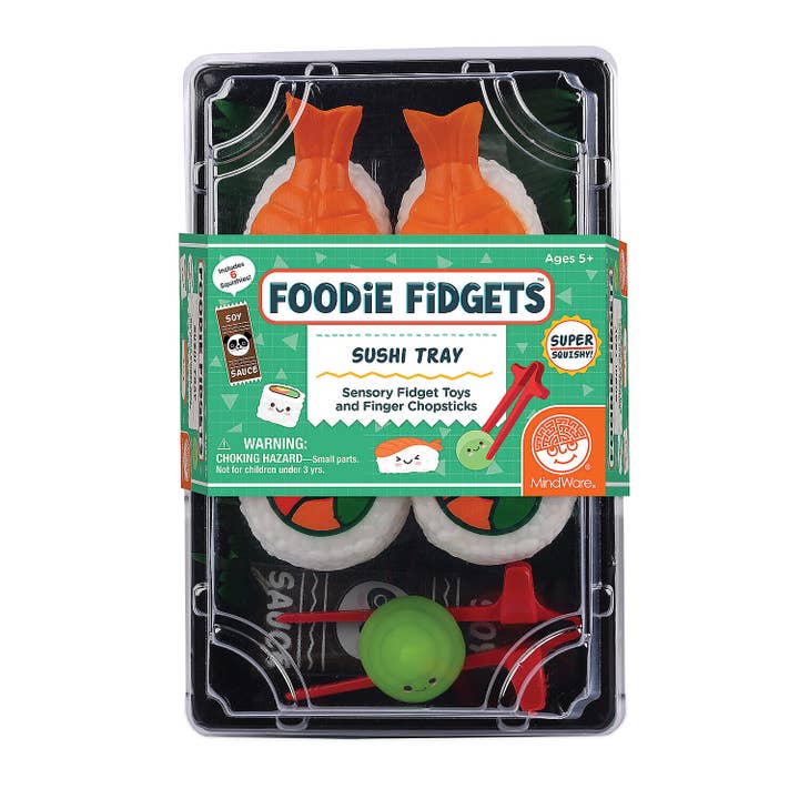 MindWare & Peaceable Kingdom - Wholesale Fidget Toy - Kids - Foodie Fidget - Sushi Tray