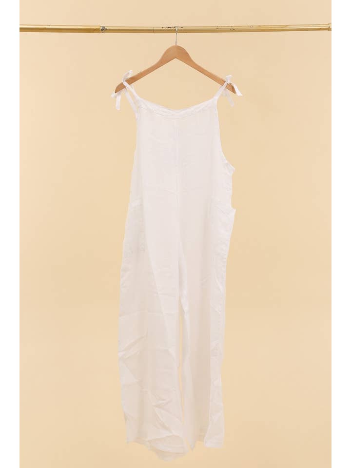 LÉA & LUC - Wholesale Jumpsuit - Women's - 100% Linen Jumpsuit REF. 87649