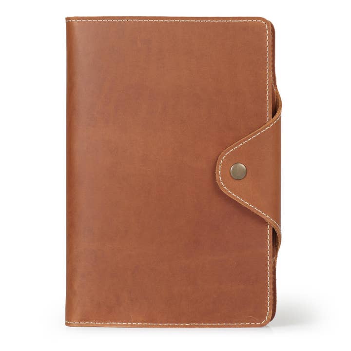 Londo - Wholesale Journal Cover - Londo Personalized Top Grain Leather Portfolio with Notepad (Snap Closure & Lock)64