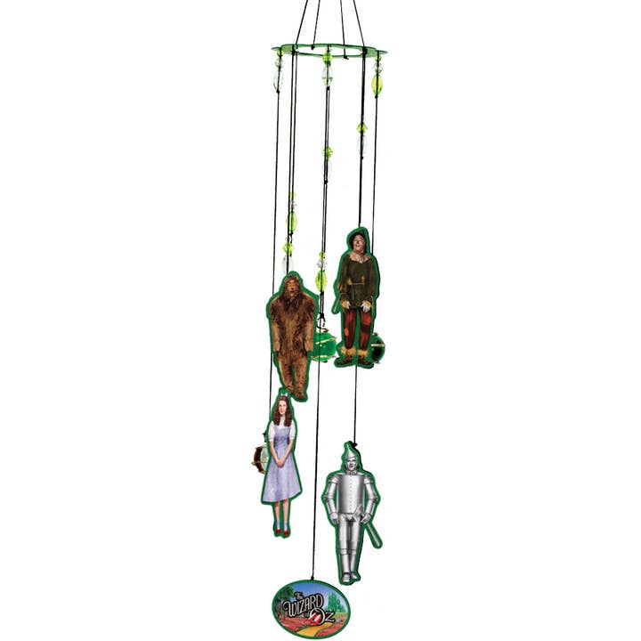 Wizard of Oz Metal Wind Chime for wholesale by Spoontiques, Inc