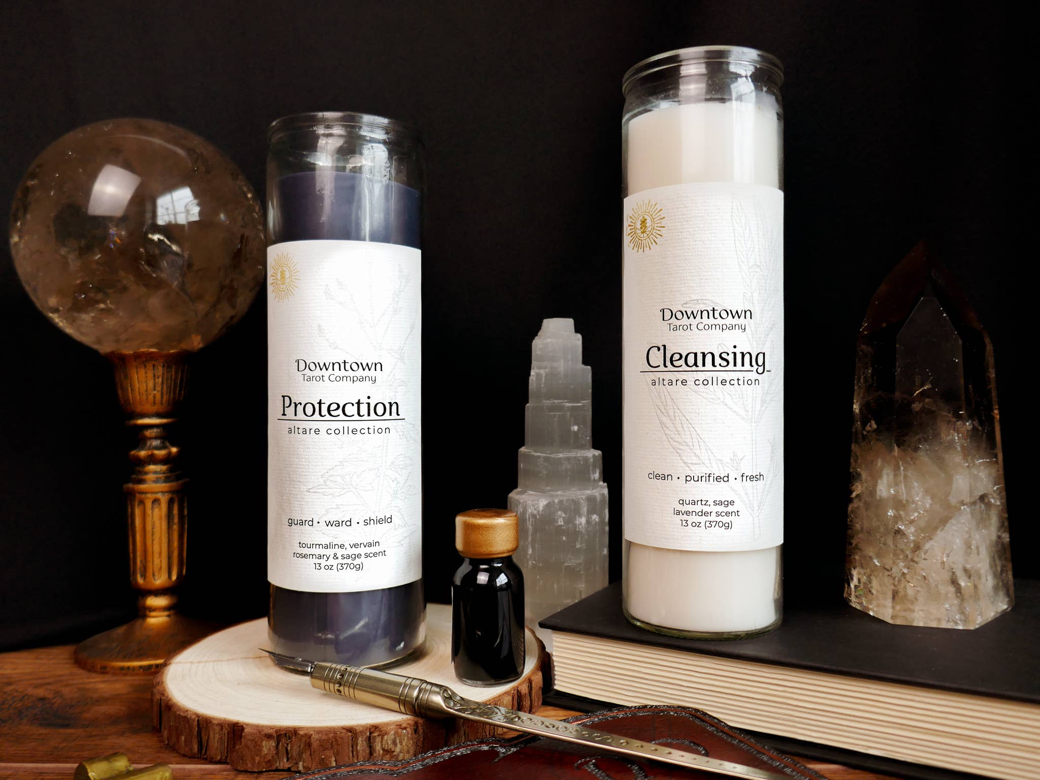 Downtown Tarot Company - Wholesale Votive Candle - Full Collection - Altar Candles (6 candles)2