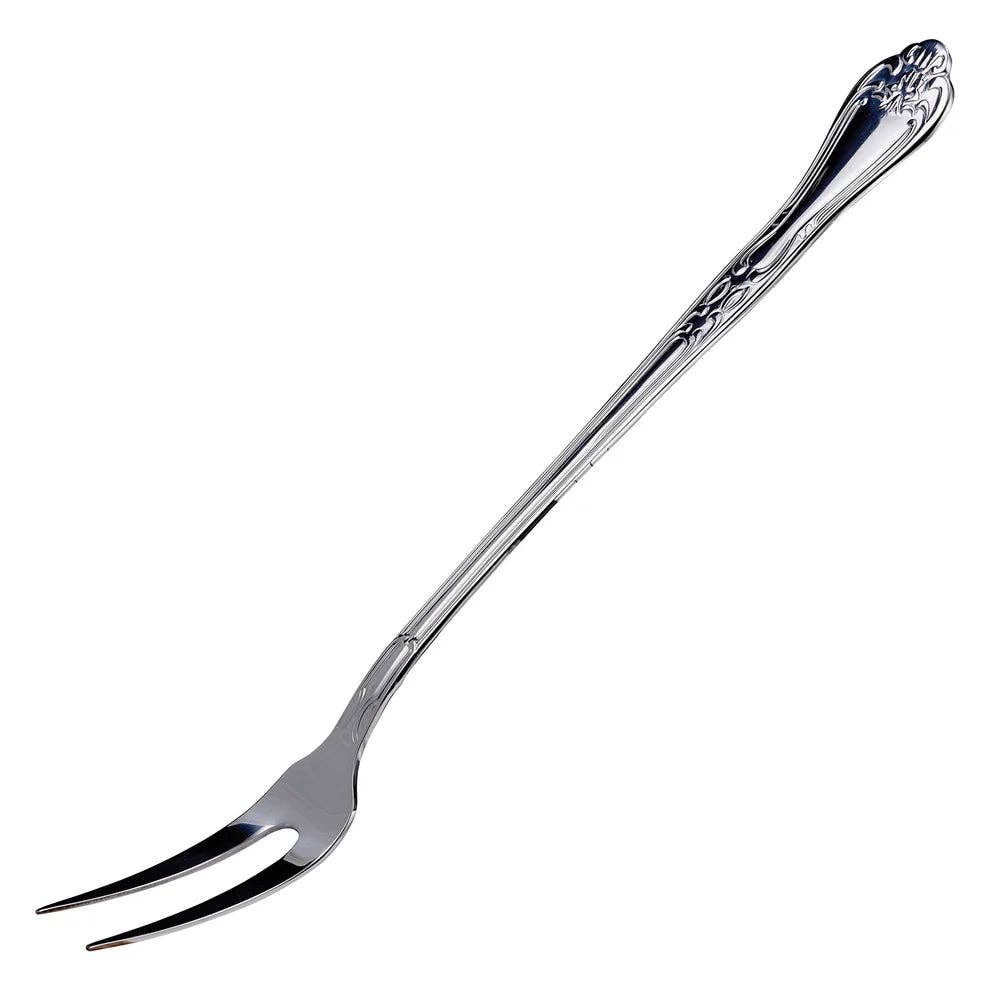 EcoQuality - Wholesale Serving Utensil - LE-20 13" Stainless Steel Elegance Serving Fork0