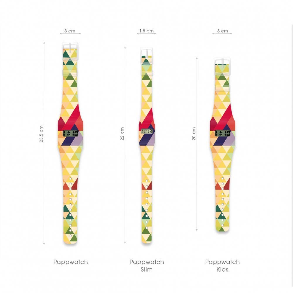 I Like Paper – Relógio de pulso - Unissexo por atacado – Pappwatch WOODY Tyvek®2