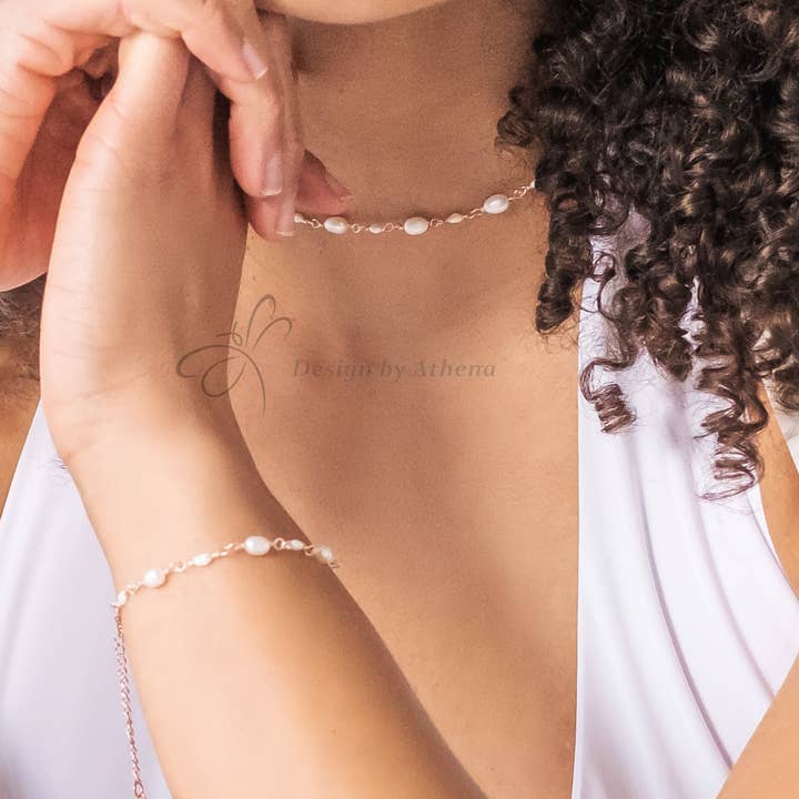 Design by Athena - Wholesale Beaded Bracelet - Freshwater Pearl Bracelet