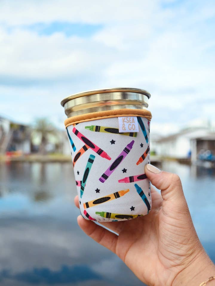 Buntstift Eiskaffee-Getränkemanschette für den Großhandel von Ksea & Co