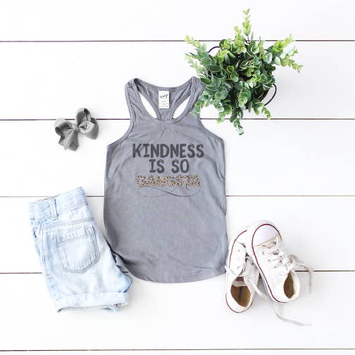 GLITTER AND GLAM - Wholesale Tank Top - Kids - Kindness is Gangsta Infant/Toddler Top
