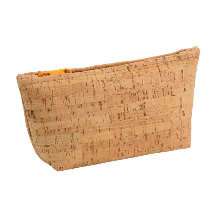 Natalie Therese - Wholesale Pouch - Women's - MEDIUM Cork Zipper Pouch | Rustic Cork9