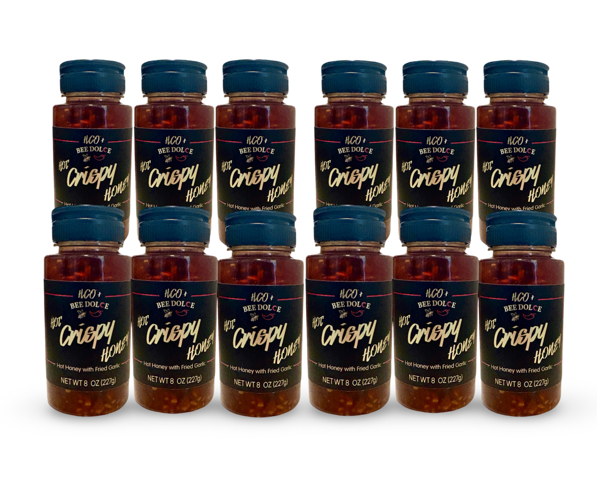 Hot Crispy Oil - Wholesale Honey - Hot Crispy Honey with Garlic- Holiday Gift(12 Units)4