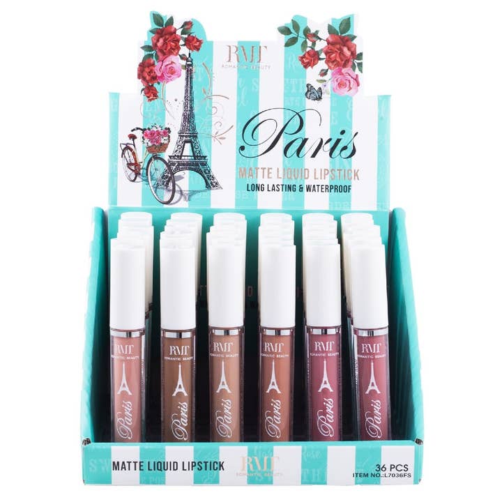 Diacly - Wholesale Lipstick - 36 PC Paris Liquid Matte Lipstick Nude