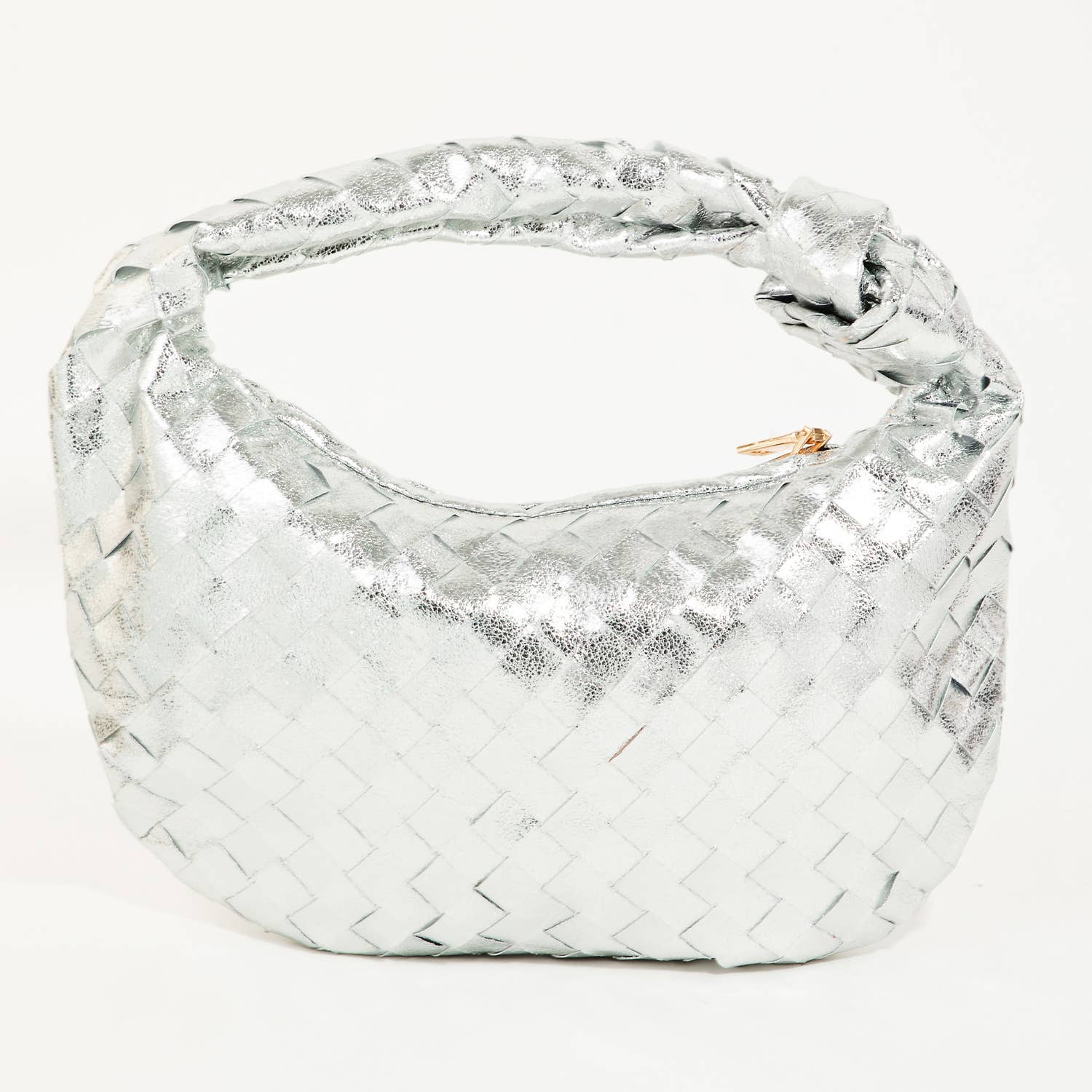 Collections by Fame Accessories - Vente Sac à main avec poignée sur le dessus – femme - Sac à main Basket Weave Hobo6