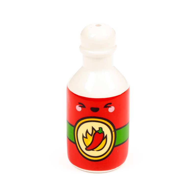 Puckator Ltd – Großhandel Salz- & Pfefferstreuer-Set – Frida das Taco/Hot Sauce Foodiemals Keramik Salz/Pfeffer Set3