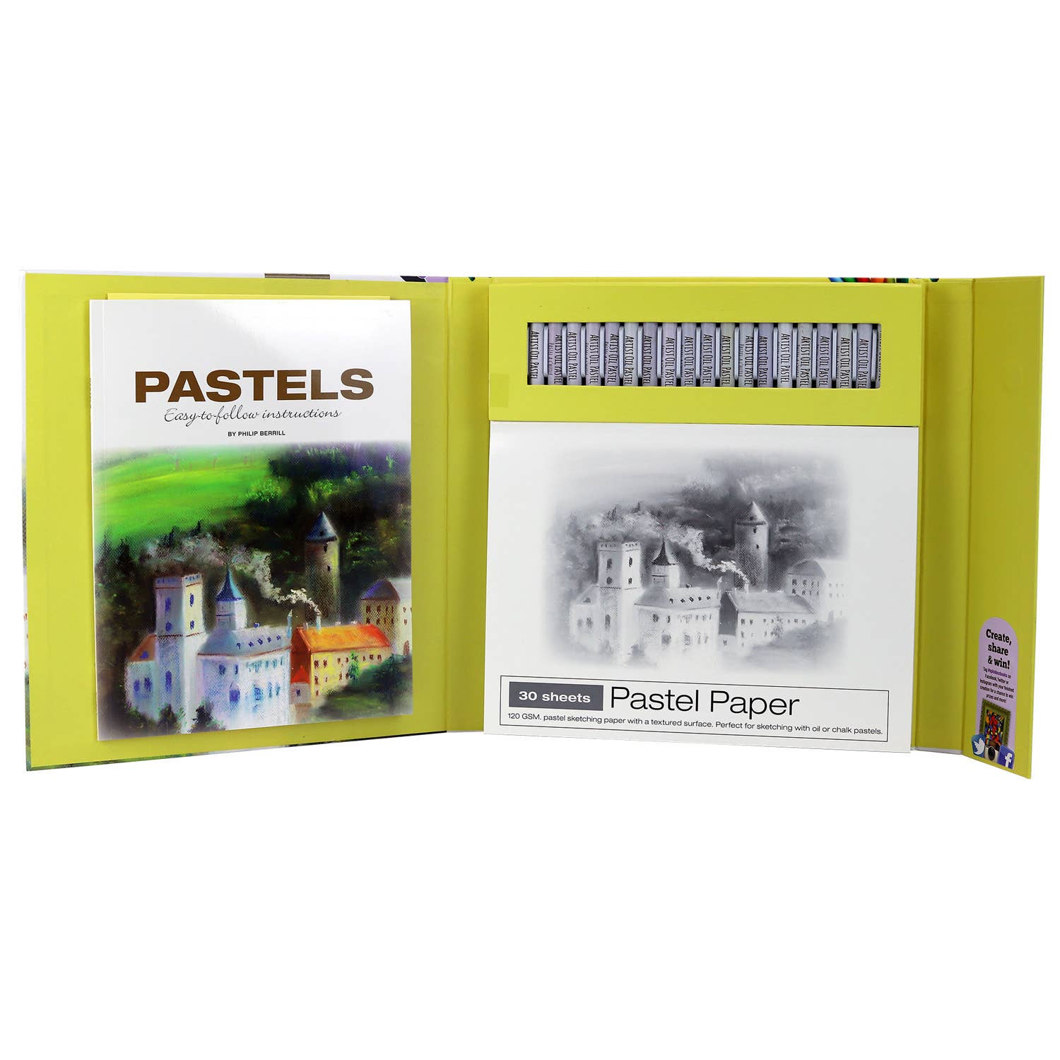 SpiceBox Product Development LTD – wholesale Paint set – Art Studio Pastels1