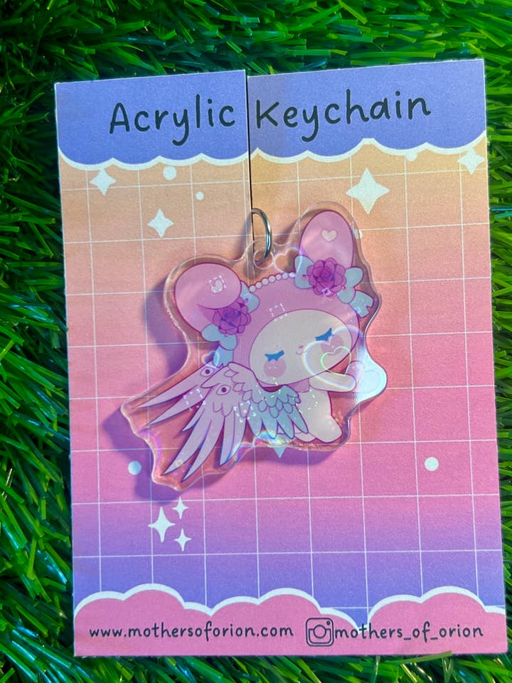 My Melody Wings Keychain for wholesale by Mothers Of Orion