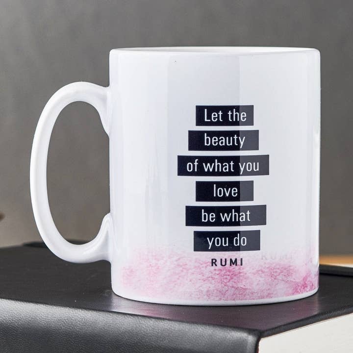 Beleza... Caneca Cotação Motivational Rumi - MGR 06 por atacado de Islamic Moments