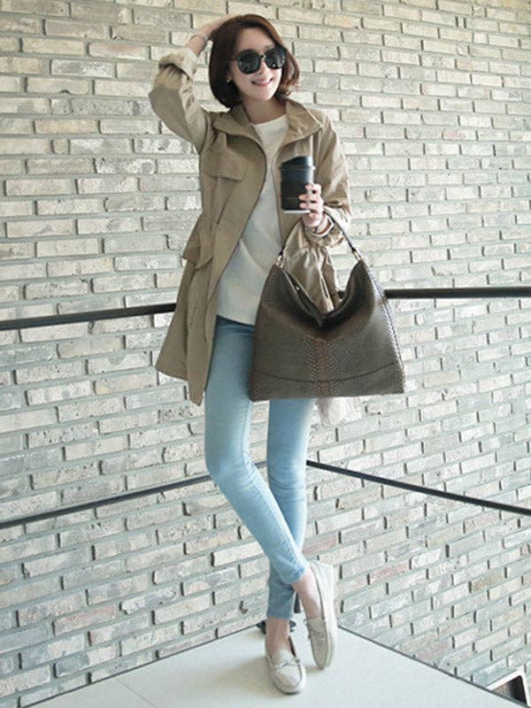 Sheer Trend – Túnica - Mulher por atacado – Camisetas simples de mangas compridas de cor sólida7