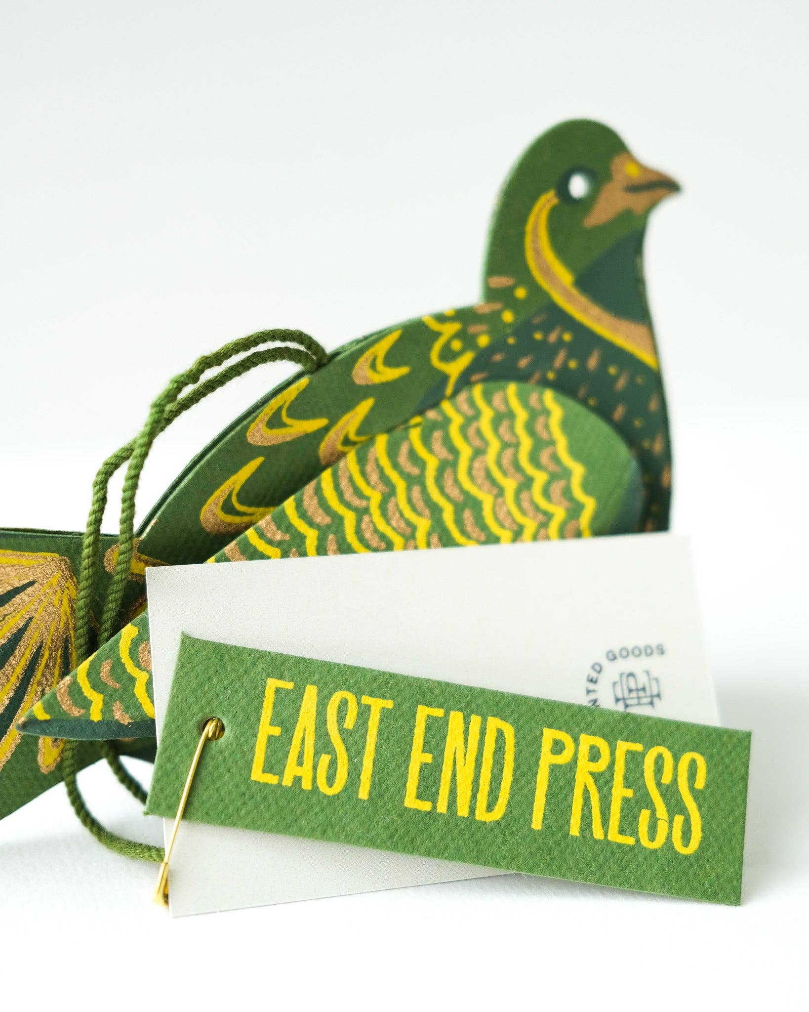 East End Press – wholesale Prydnad – Partridge skärmtryckt bräddekoration2
