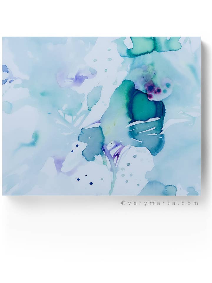 Stampe d'Arte Botanica da Parete Astratte Flora Pianta Acquerello Carta & Tela | Mieta per la vendita all'ingrosso da parte di Marta Spendowska