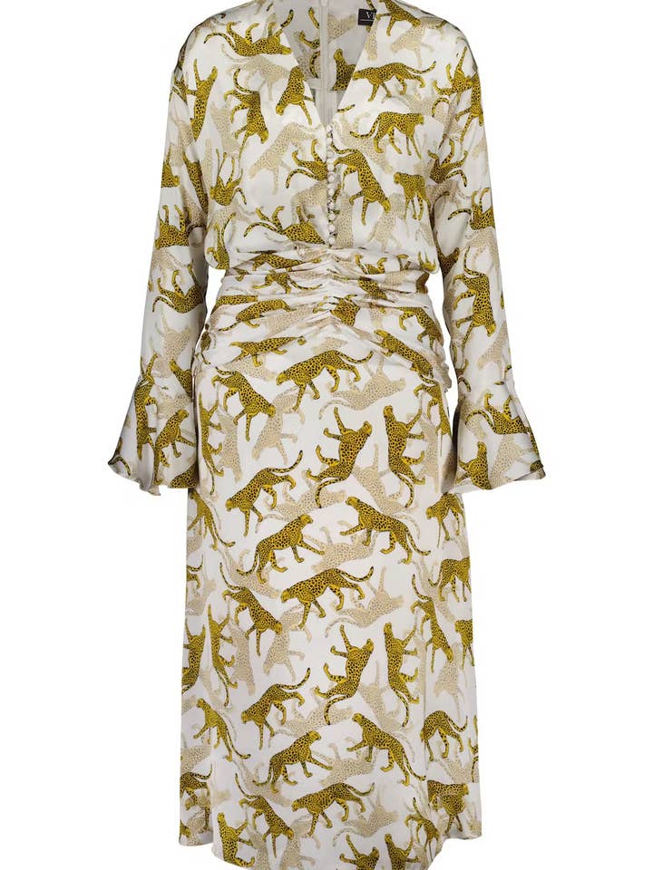 Zheetah Silk Dress LARGE for wholesale by Vejits