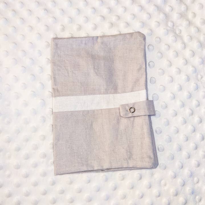 Health book cover for flocking or sublimation. Gris for wholesale by L'atelier des P'tites Loutres