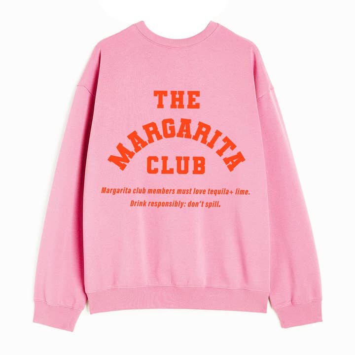 Sweatshirt für Margarita Club-Mitglieder für den Großhandel von House of Lulu